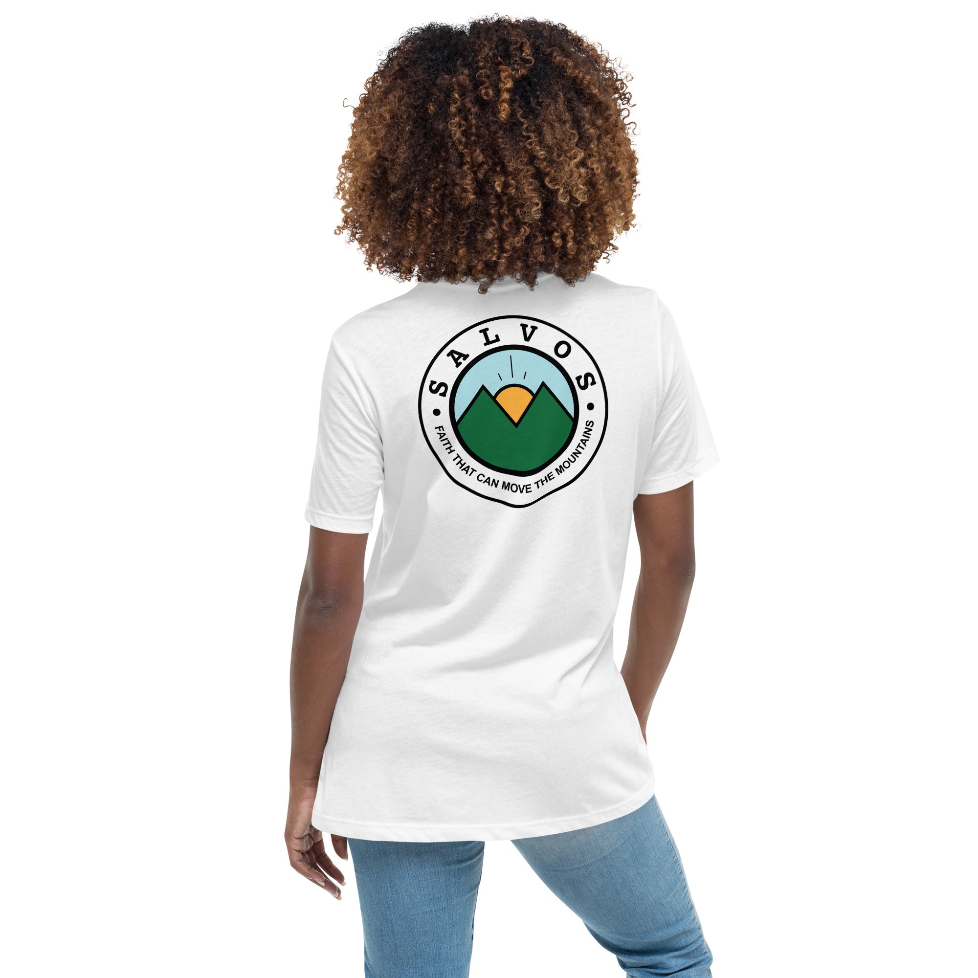 MOUNTAIN IN WHITE WOMEN RELAXED TEE