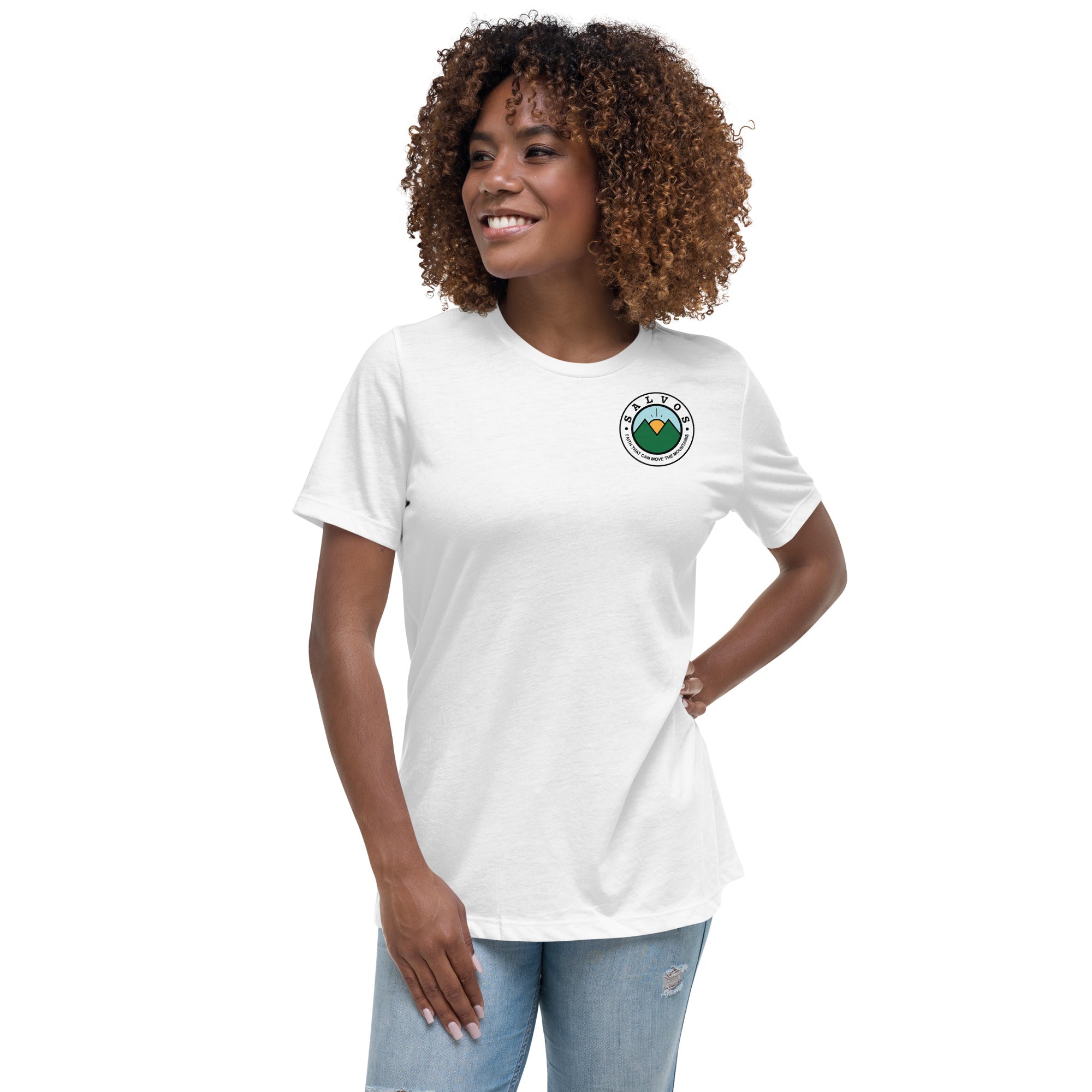 MOUNTAIN IN WHITE WOMEN RELAXED TEE